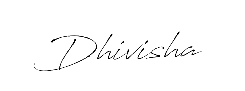 Make a beautiful signature design for name Dhivisha. With this signature (Antro_Vectra) style, you can create a handwritten signature for free. Dhivisha signature style 6 images and pictures png