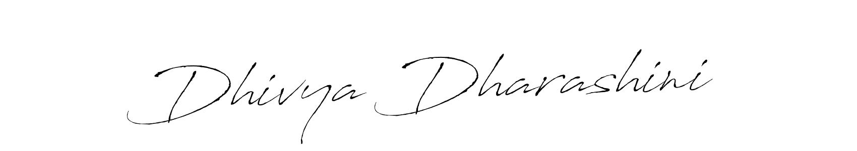 Create a beautiful signature design for name Dhivya Dharashini. With this signature (Antro_Vectra) fonts, you can make a handwritten signature for free. Dhivya Dharashini signature style 6 images and pictures png