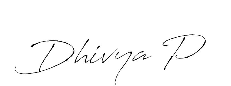 How to Draw Dhivya P signature style? Antro_Vectra is a latest design signature styles for name Dhivya P. Dhivya P signature style 6 images and pictures png