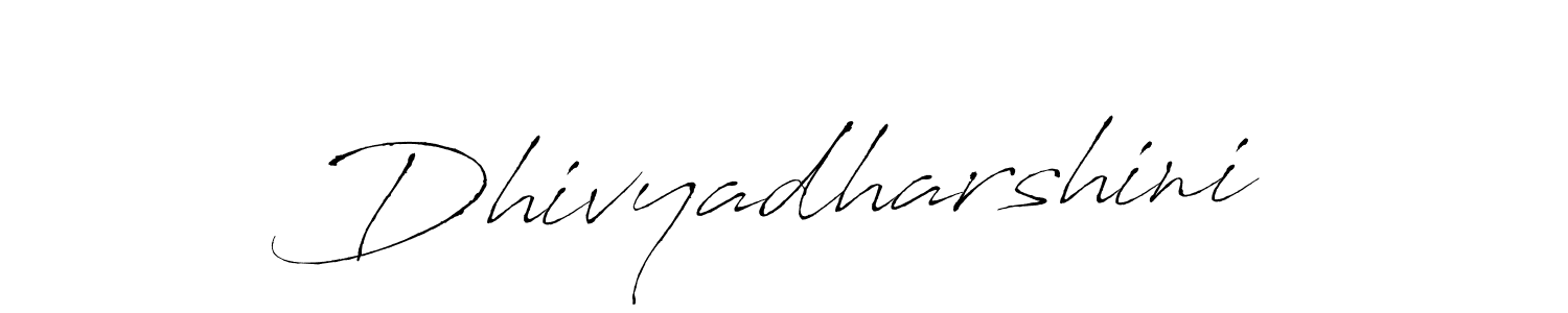 You should practise on your own different ways (Antro_Vectra) to write your name (Dhivyadharshini) in signature. don't let someone else do it for you. Dhivyadharshini signature style 6 images and pictures png