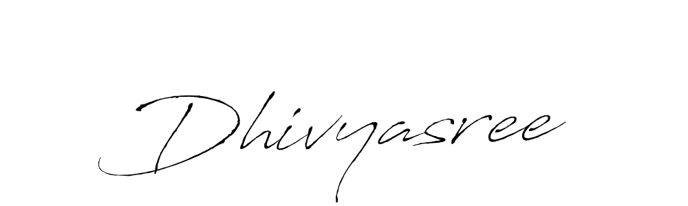 Design your own signature with our free online signature maker. With this signature software, you can create a handwritten (Antro_Vectra) signature for name Dhivyasree. Dhivyasree signature style 6 images and pictures png