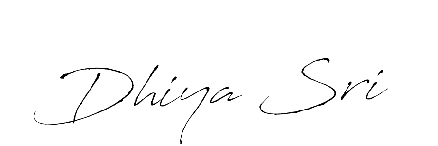 How to make Dhiya Sri signature? Antro_Vectra is a professional autograph style. Create handwritten signature for Dhiya Sri name. Dhiya Sri signature style 6 images and pictures png