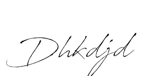 Create a beautiful signature design for name Dhkdjd. With this signature (Antro_Vectra) fonts, you can make a handwritten signature for free. Dhkdjd signature style 6 images and pictures png