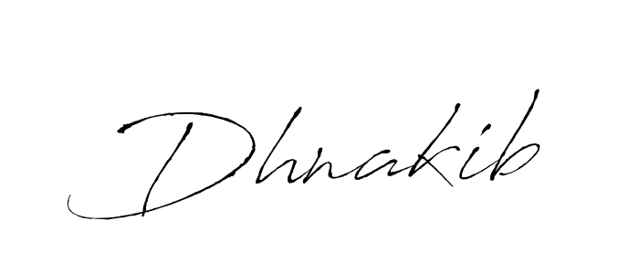 Create a beautiful signature design for name Dhnakib. With this signature (Antro_Vectra) fonts, you can make a handwritten signature for free. Dhnakib signature style 6 images and pictures png
