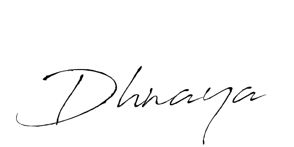 Make a beautiful signature design for name Dhnaya. With this signature (Antro_Vectra) style, you can create a handwritten signature for free. Dhnaya signature style 6 images and pictures png