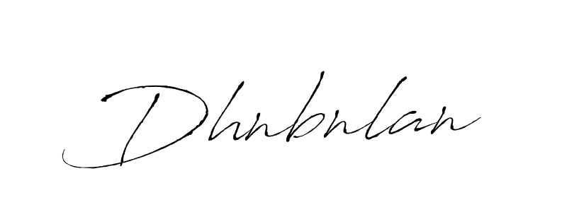 Make a beautiful signature design for name Dhnbnlan. With this signature (Antro_Vectra) style, you can create a handwritten signature for free. Dhnbnlan signature style 6 images and pictures png