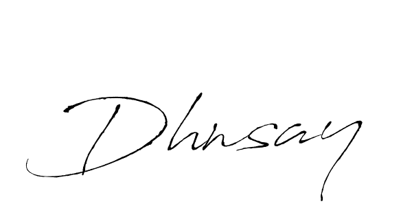 Also You can easily find your signature by using the search form. We will create Dhnsay name handwritten signature images for you free of cost using Antro_Vectra sign style. Dhnsay signature style 6 images and pictures png