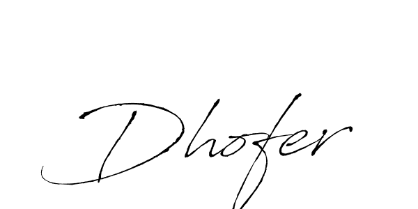 How to make Dhofer name signature. Use Antro_Vectra style for creating short signs online. This is the latest handwritten sign. Dhofer signature style 6 images and pictures png