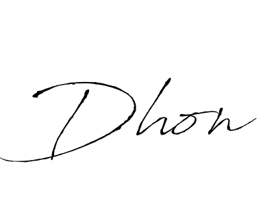 You should practise on your own different ways (Antro_Vectra) to write your name (Dhon) in signature. don't let someone else do it for you. Dhon signature style 6 images and pictures png