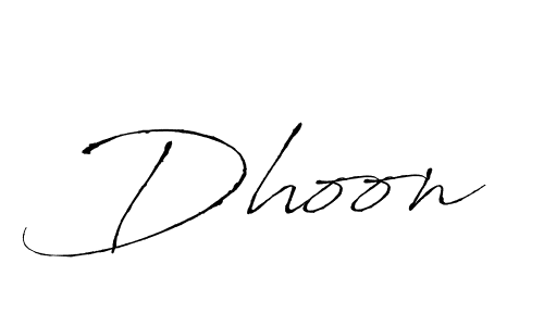 Make a beautiful signature design for name Dhoon. Use this online signature maker to create a handwritten signature for free. Dhoon signature style 6 images and pictures png