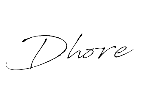 You should practise on your own different ways (Antro_Vectra) to write your name (Dhore) in signature. don't let someone else do it for you. Dhore signature style 6 images and pictures png