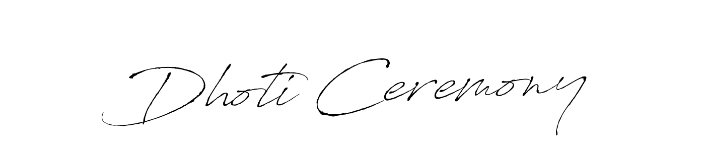 Also You can easily find your signature by using the search form. We will create Dhoti Ceremony name handwritten signature images for you free of cost using Antro_Vectra sign style. Dhoti Ceremony signature style 6 images and pictures png