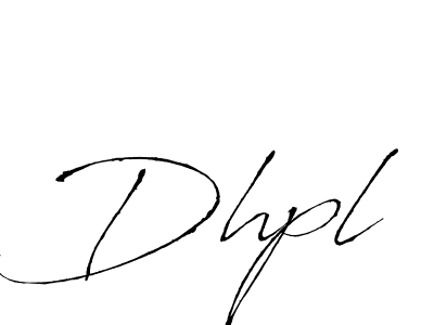 Also You can easily find your signature by using the search form. We will create Dhpl name handwritten signature images for you free of cost using Antro_Vectra sign style. Dhpl signature style 6 images and pictures png