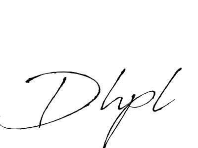 How to Draw Dhpl signature style? Antro_Vectra is a latest design signature styles for name Dhpl. Dhpl signature style 6 images and pictures png