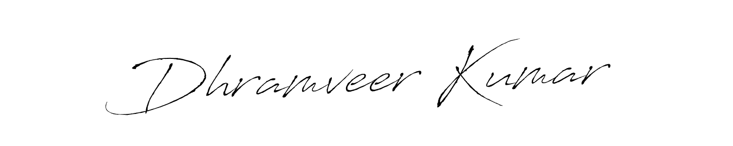 The best way (Antro_Vectra) to make a short signature is to pick only two or three words in your name. The name Dhramveer Kumar include a total of six letters. For converting this name. Dhramveer Kumar signature style 6 images and pictures png