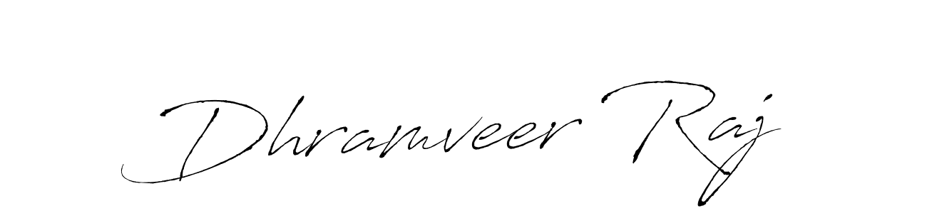 Make a beautiful signature design for name Dhramveer Raj. With this signature (Antro_Vectra) style, you can create a handwritten signature for free. Dhramveer Raj signature style 6 images and pictures png