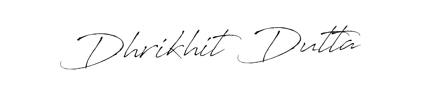 It looks lik you need a new signature style for name Dhrikhit Dutta. Design unique handwritten (Antro_Vectra) signature with our free signature maker in just a few clicks. Dhrikhit Dutta signature style 6 images and pictures png