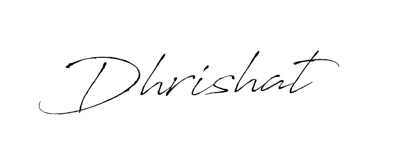 Also You can easily find your signature by using the search form. We will create Dhrishat name handwritten signature images for you free of cost using Antro_Vectra sign style. Dhrishat signature style 6 images and pictures png