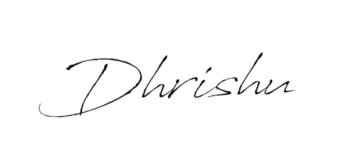 Similarly Antro_Vectra is the best handwritten signature design. Signature creator online .You can use it as an online autograph creator for name Dhrishu. Dhrishu signature style 6 images and pictures png