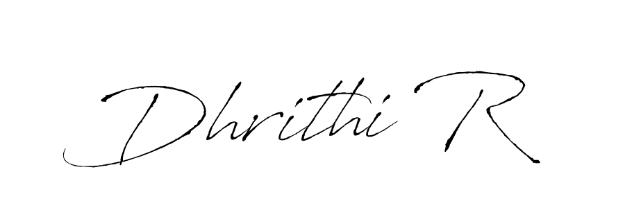 Make a beautiful signature design for name Dhrithi R. Use this online signature maker to create a handwritten signature for free. Dhrithi R signature style 6 images and pictures png