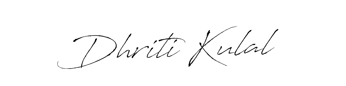 This is the best signature style for the Dhriti Kulal name. Also you like these signature font (Antro_Vectra). Mix name signature. Dhriti Kulal signature style 6 images and pictures png