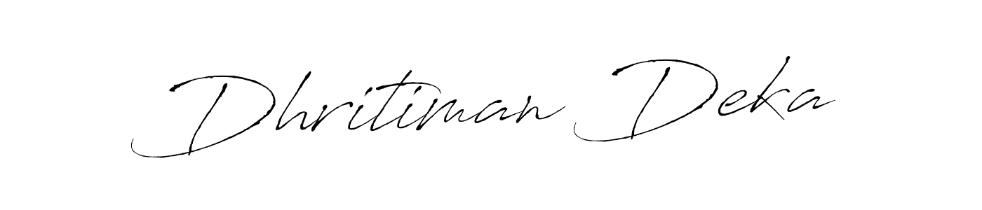 This is the best signature style for the Dhritiman Deka name. Also you like these signature font (Antro_Vectra). Mix name signature. Dhritiman Deka signature style 6 images and pictures png