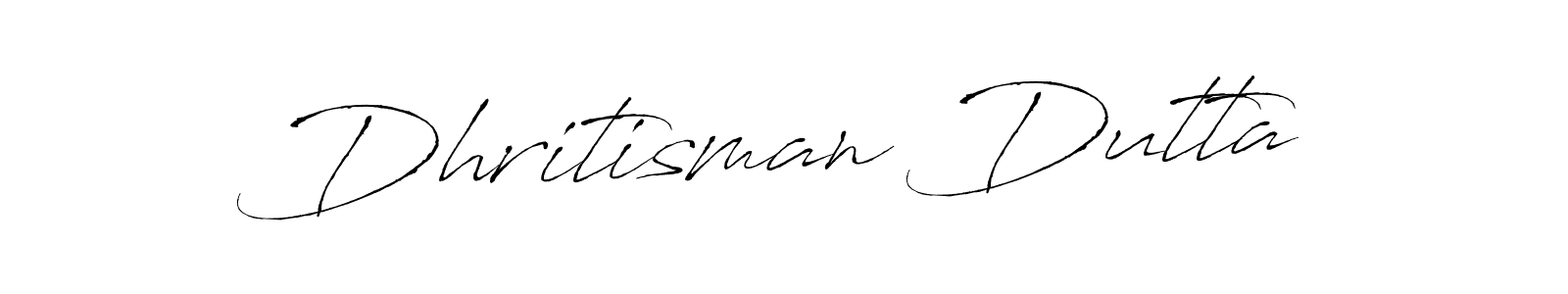 Design your own signature with our free online signature maker. With this signature software, you can create a handwritten (Antro_Vectra) signature for name Dhritisman Dutta. Dhritisman Dutta signature style 6 images and pictures png