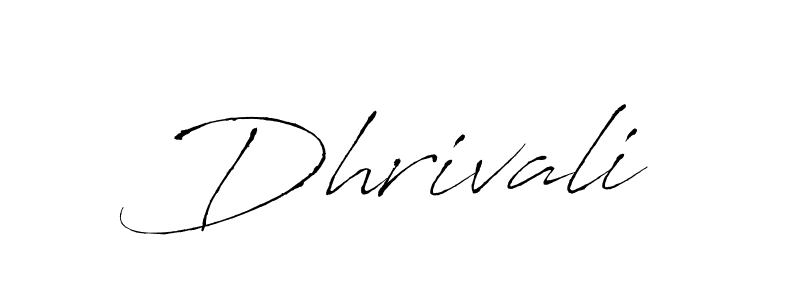 if you are searching for the best signature style for your name Dhrivali. so please give up your signature search. here we have designed multiple signature styles  using Antro_Vectra. Dhrivali signature style 6 images and pictures png