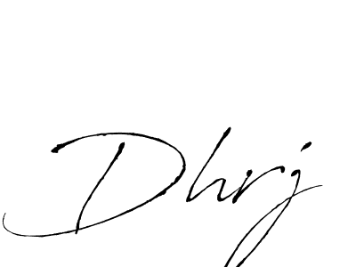 Also we have Dhrj name is the best signature style. Create professional handwritten signature collection using Antro_Vectra autograph style. Dhrj signature style 6 images and pictures png