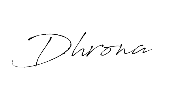 Antro_Vectra is a professional signature style that is perfect for those who want to add a touch of class to their signature. It is also a great choice for those who want to make their signature more unique. Get Dhrona name to fancy signature for free. Dhrona signature style 6 images and pictures png