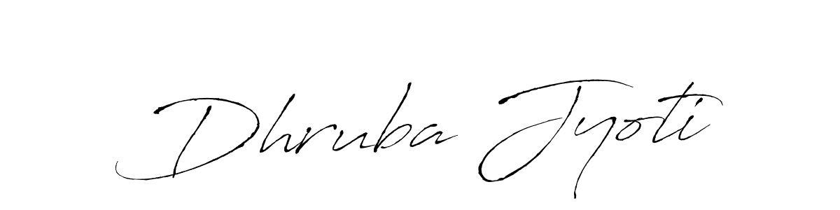 The best way (Antro_Vectra) to make a short signature is to pick only two or three words in your name. The name Dhruba Jyoti include a total of six letters. For converting this name. Dhruba Jyoti signature style 6 images and pictures png