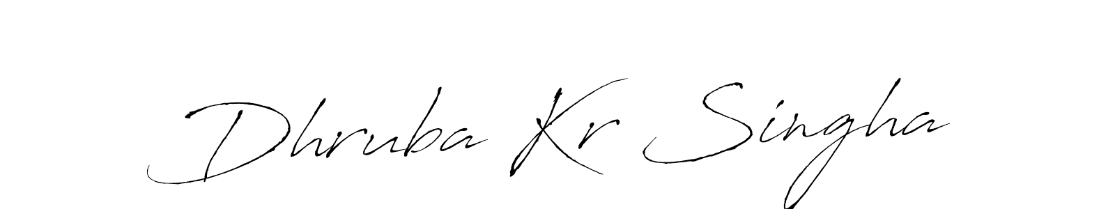 Dhruba Kr Singha stylish signature style. Best Handwritten Sign (Antro_Vectra) for my name. Handwritten Signature Collection Ideas for my name Dhruba Kr Singha. Dhruba Kr Singha signature style 6 images and pictures png