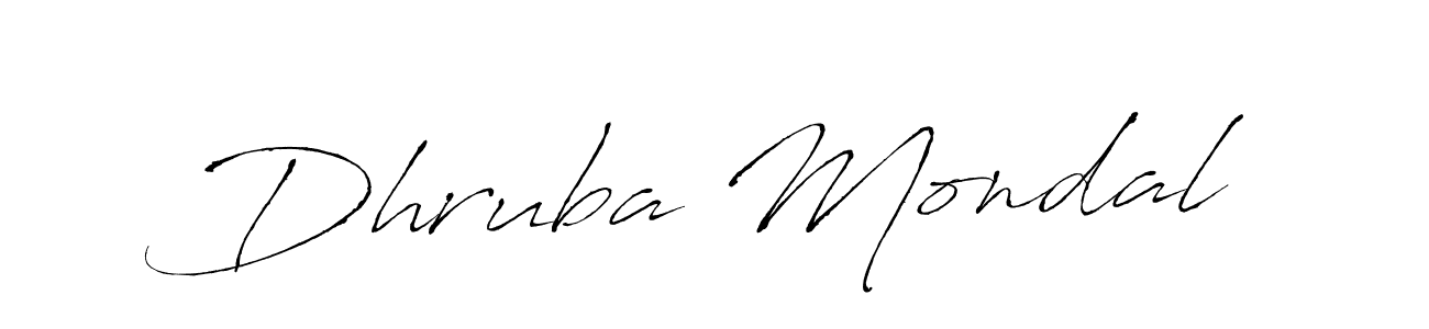 Create a beautiful signature design for name Dhruba Mondal. With this signature (Antro_Vectra) fonts, you can make a handwritten signature for free. Dhruba Mondal signature style 6 images and pictures png