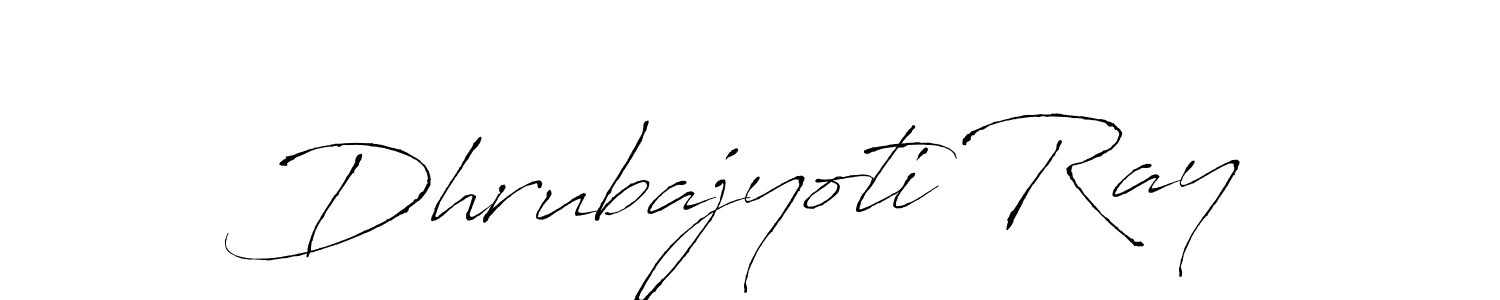 How to make Dhrubajyoti Ray name signature. Use Antro_Vectra style for creating short signs online. This is the latest handwritten sign. Dhrubajyoti Ray signature style 6 images and pictures png