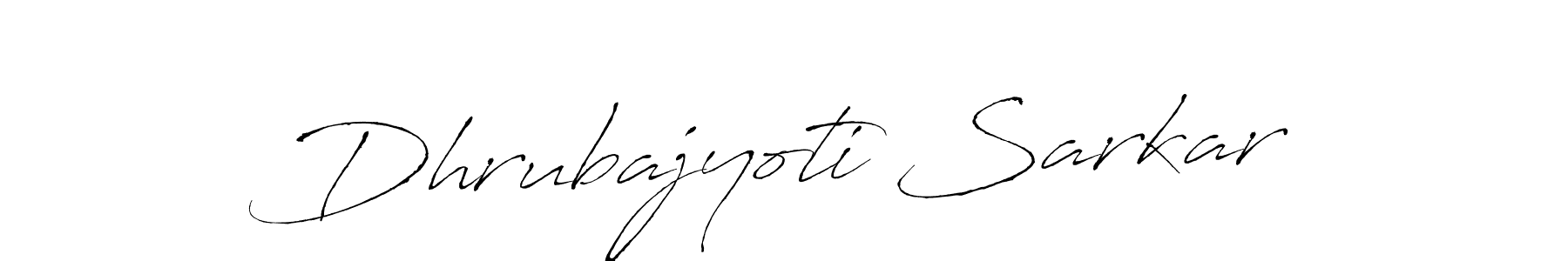 Make a beautiful signature design for name Dhrubajyoti Sarkar. With this signature (Antro_Vectra) style, you can create a handwritten signature for free. Dhrubajyoti Sarkar signature style 6 images and pictures png