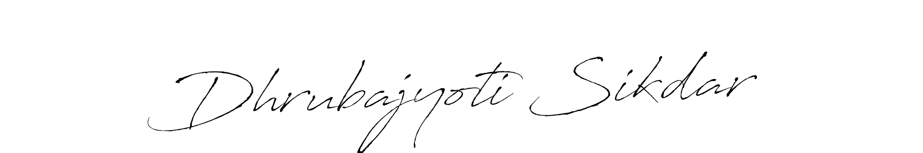 Also we have Dhrubajyoti Sikdar name is the best signature style. Create professional handwritten signature collection using Antro_Vectra autograph style. Dhrubajyoti Sikdar signature style 6 images and pictures png