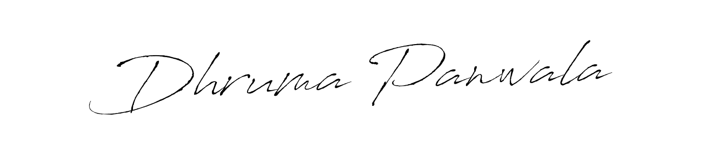 Make a beautiful signature design for name Dhruma Panwala. Use this online signature maker to create a handwritten signature for free. Dhruma Panwala signature style 6 images and pictures png