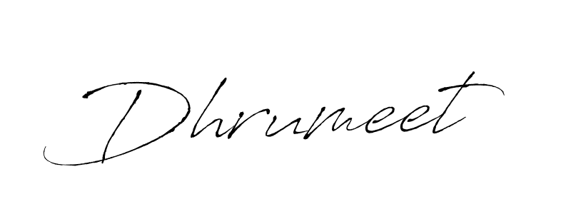 Also You can easily find your signature by using the search form. We will create Dhrumeet name handwritten signature images for you free of cost using Antro_Vectra sign style. Dhrumeet signature style 6 images and pictures png