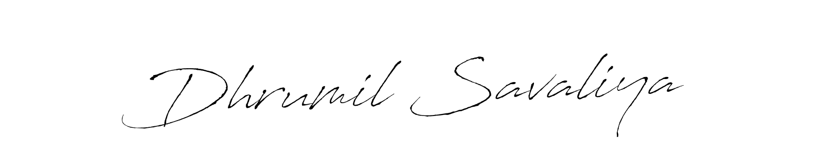 Dhrumil Savaliya stylish signature style. Best Handwritten Sign (Antro_Vectra) for my name. Handwritten Signature Collection Ideas for my name Dhrumil Savaliya. Dhrumil Savaliya signature style 6 images and pictures png