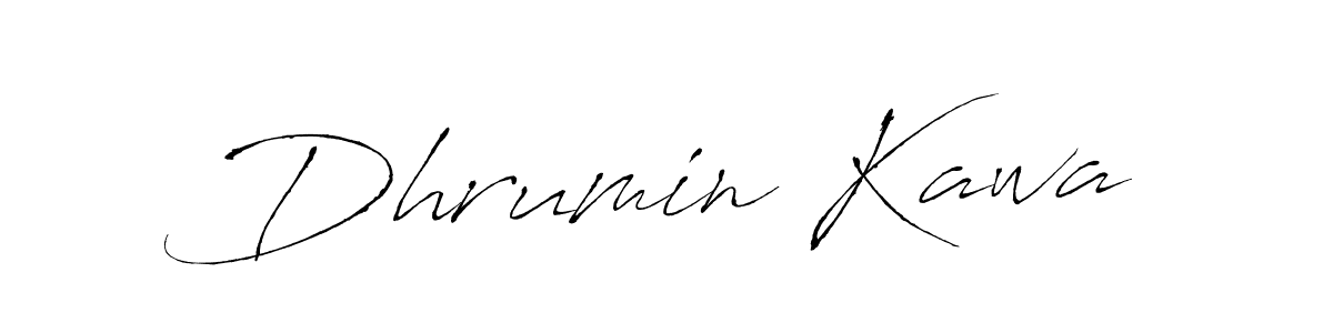 It looks lik you need a new signature style for name Dhrumin Kawa. Design unique handwritten (Antro_Vectra) signature with our free signature maker in just a few clicks. Dhrumin Kawa signature style 6 images and pictures png