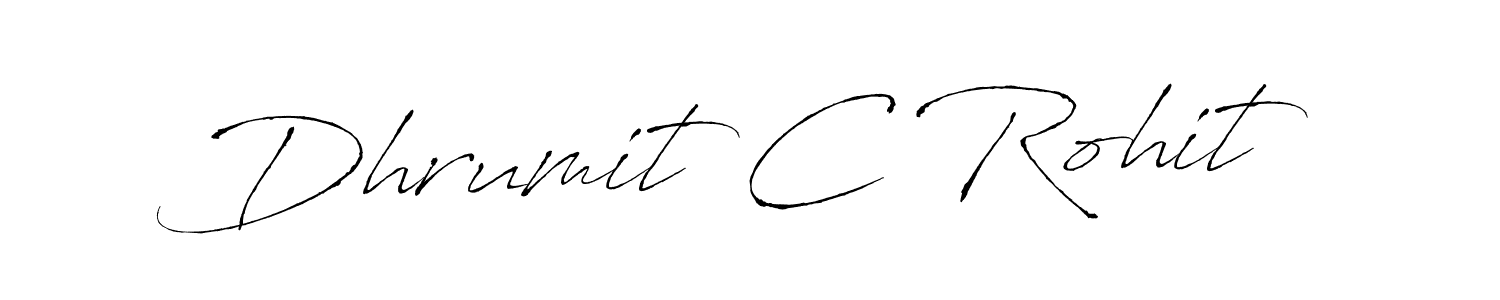 It looks lik you need a new signature style for name Dhrumit C Rohit. Design unique handwritten (Antro_Vectra) signature with our free signature maker in just a few clicks. Dhrumit C Rohit signature style 6 images and pictures png