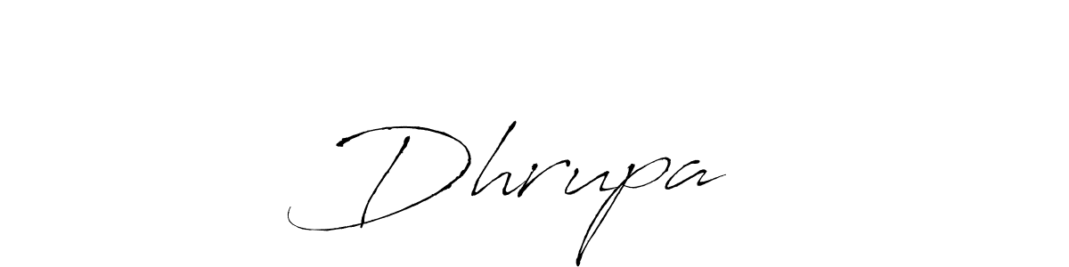 Once you've used our free online signature maker to create your best signature Antro_Vectra style, it's time to enjoy all of the benefits that Dhrupa❤️ name signing documents. Dhrupa❤️ signature style 6 images and pictures png