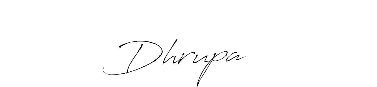 Similarly Antro_Vectra is the best handwritten signature design. Signature creator online .You can use it as an online autograph creator for name Dhrupa ❤️. Dhrupa ❤️ signature style 6 images and pictures png