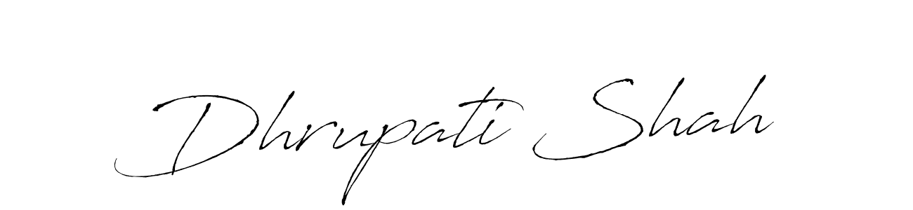 Make a beautiful signature design for name Dhrupati Shah. Use this online signature maker to create a handwritten signature for free. Dhrupati Shah signature style 6 images and pictures png