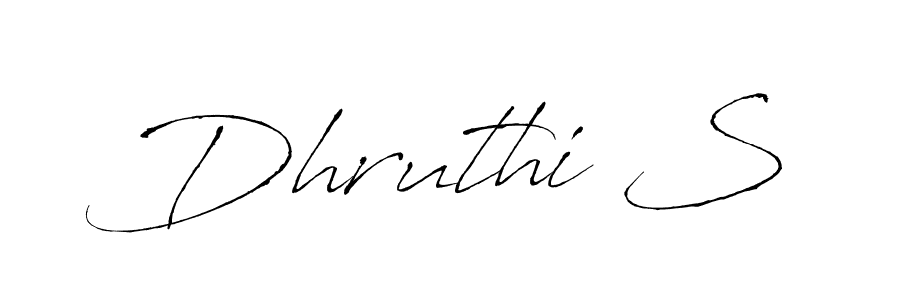 It looks lik you need a new signature style for name Dhruthi S. Design unique handwritten (Antro_Vectra) signature with our free signature maker in just a few clicks. Dhruthi S signature style 6 images and pictures png