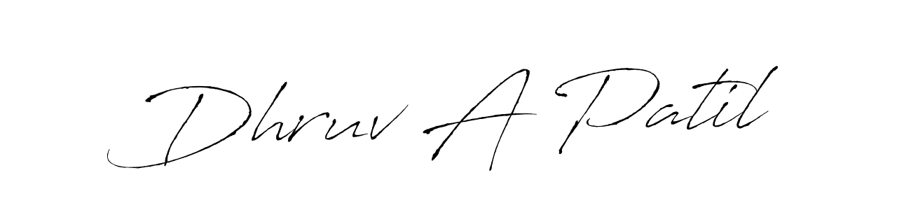 How to Draw Dhruv A Patil signature style? Antro_Vectra is a latest design signature styles for name Dhruv A Patil. Dhruv A Patil signature style 6 images and pictures png