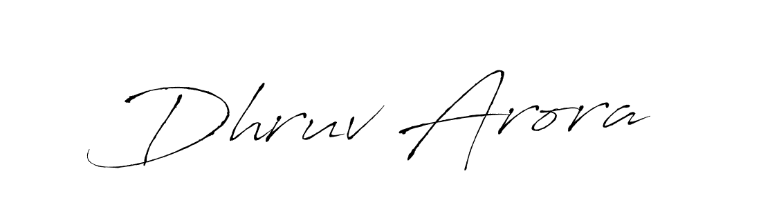 Also You can easily find your signature by using the search form. We will create Dhruv Arora name handwritten signature images for you free of cost using Antro_Vectra sign style. Dhruv Arora signature style 6 images and pictures png