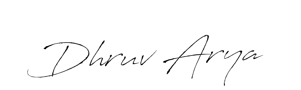 The best way (Antro_Vectra) to make a short signature is to pick only two or three words in your name. The name Dhruv Arya include a total of six letters. For converting this name. Dhruv Arya signature style 6 images and pictures png