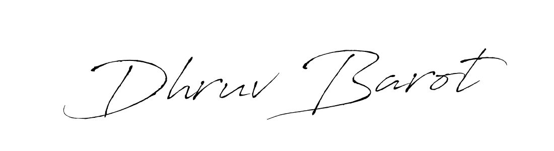 Use a signature maker to create a handwritten signature online. With this signature software, you can design (Antro_Vectra) your own signature for name Dhruv Barot. Dhruv Barot signature style 6 images and pictures png