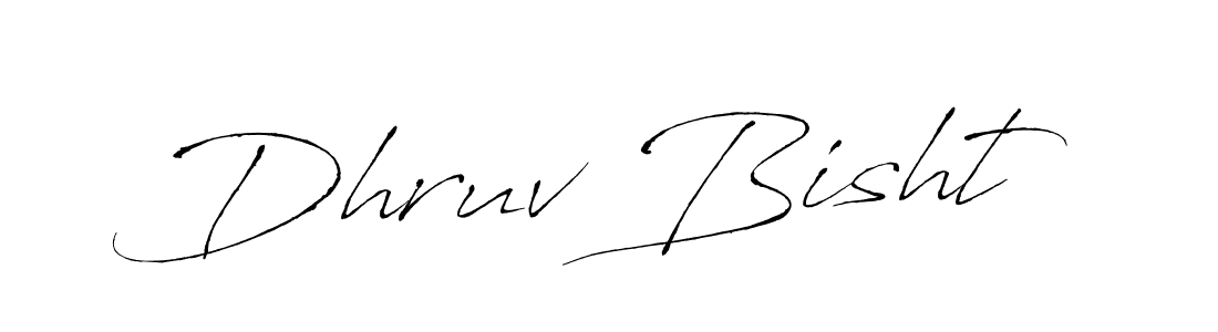 Antro_Vectra is a professional signature style that is perfect for those who want to add a touch of class to their signature. It is also a great choice for those who want to make their signature more unique. Get Dhruv Bisht name to fancy signature for free. Dhruv Bisht signature style 6 images and pictures png